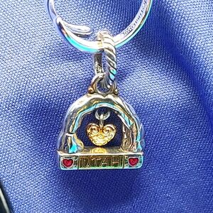 Brighton Charm Utah Rainbow Bridge Heart Charm!